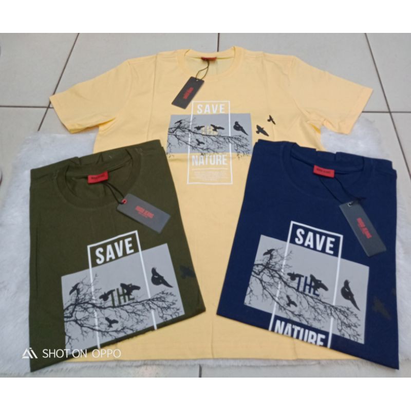 KAOS HUGO ORI MURAH / KAOS HUGO JEANS ORI / KAOS IMPORT HUGO / KAOS OBLONG HUGO