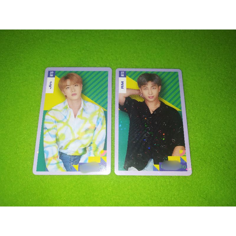 Photocard Pc BTS RM JIN Toko hijau