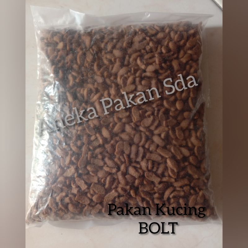 Pakan Kucing / makanan kucing BOLT bentuk ikan.. Murah berkualitas