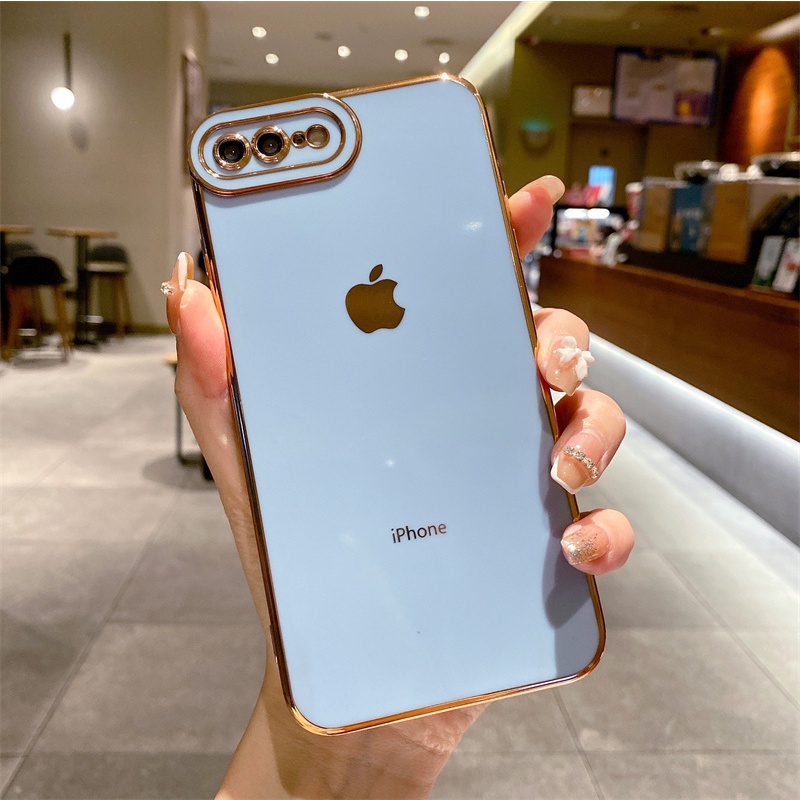 Tas Bahu / Selempang Bahan Kulit Pu Untuk WanitaCase Pelindung Lensa Aneka Warna Untuk Apple iPhone 11 Pro MAX 7 Plus 8 Plus X XS MAX XR