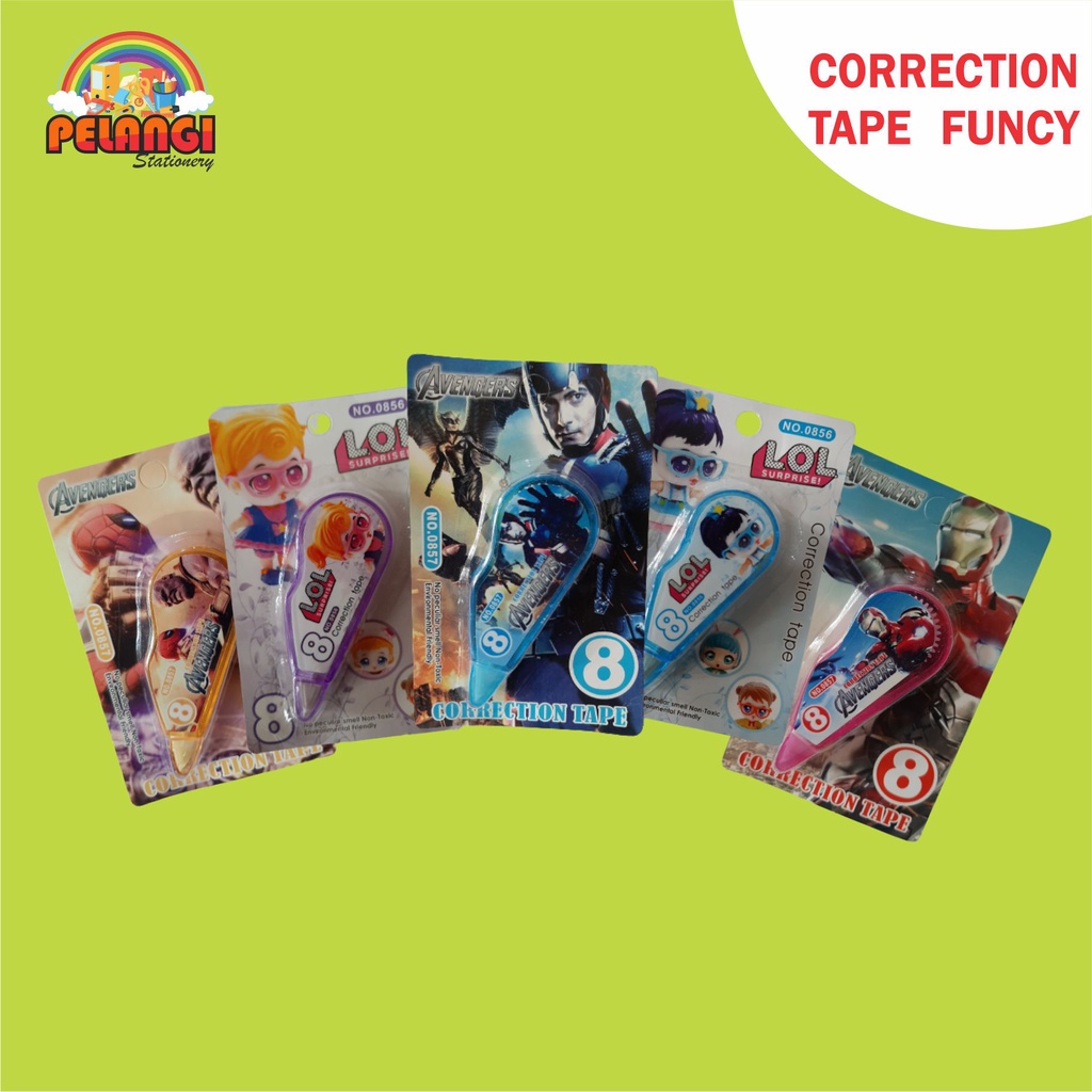 

Correction Tape/ Tipe X kertas funcy motif anak