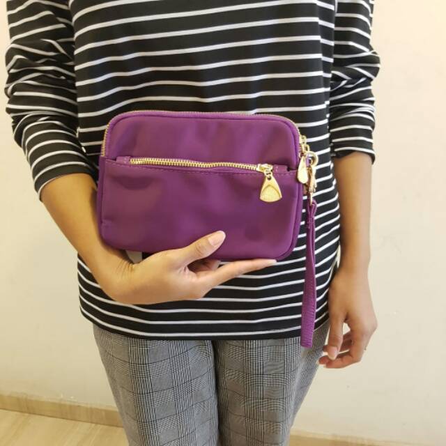 Dompet HP Tas Selempang Wanita Mini Shoulder Bag Import Bahan Parasut Serba Guna Kecil