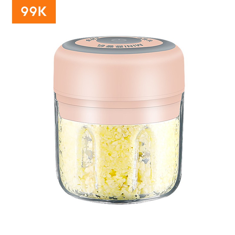 99K Mini Chopper Recharge Penghancur Bumbu Mixer Electric 100ML