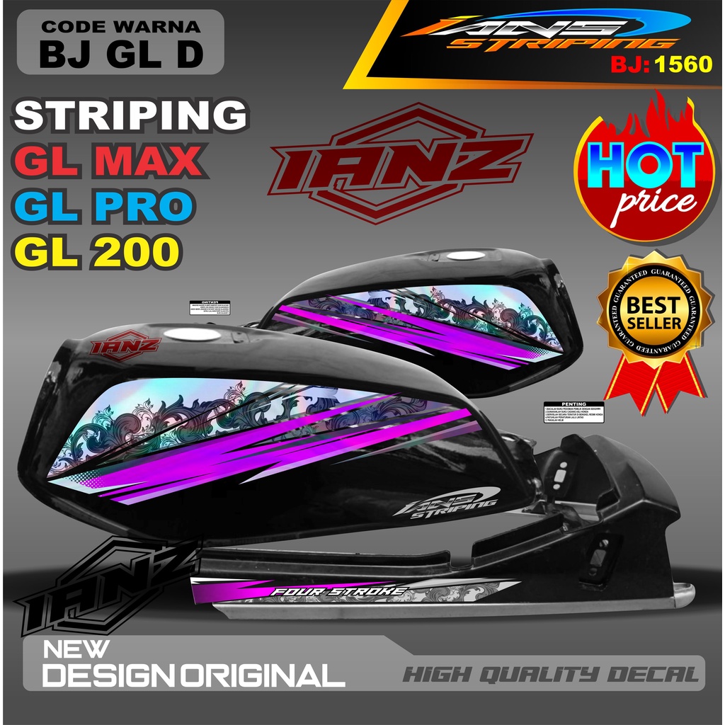 STIKER GL VARIASI HOLOGRAM /  STIKER GL MAX VARIASI HOLOGRAM / STIKER HOLOGRAM