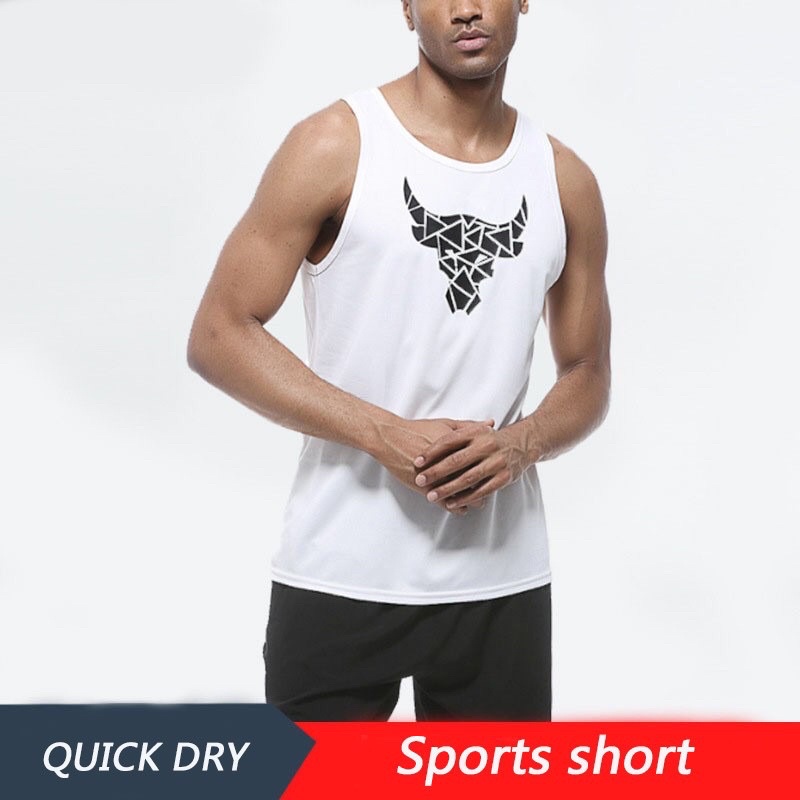 KAOS SINGLET SPORT IMPORT PRIA FITNES OLAHRAGA DRY FIT CEPAT KERING WI4