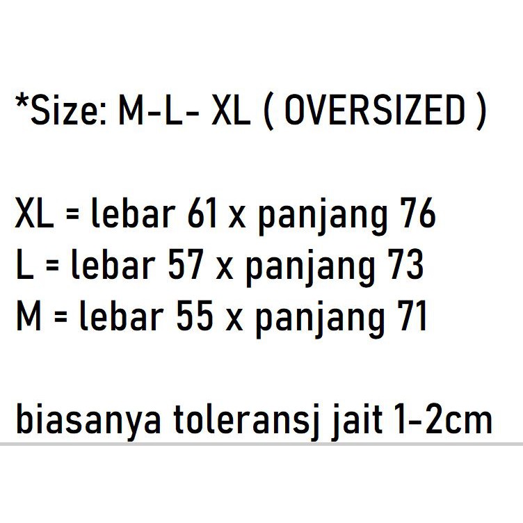 KAOS POLOS OVERSIZE / KAOS POLOS OVERSIZED / KAOS POLOS OVERSIZE WANITA &amp; PRIA / TSHIRT OVERSIZED