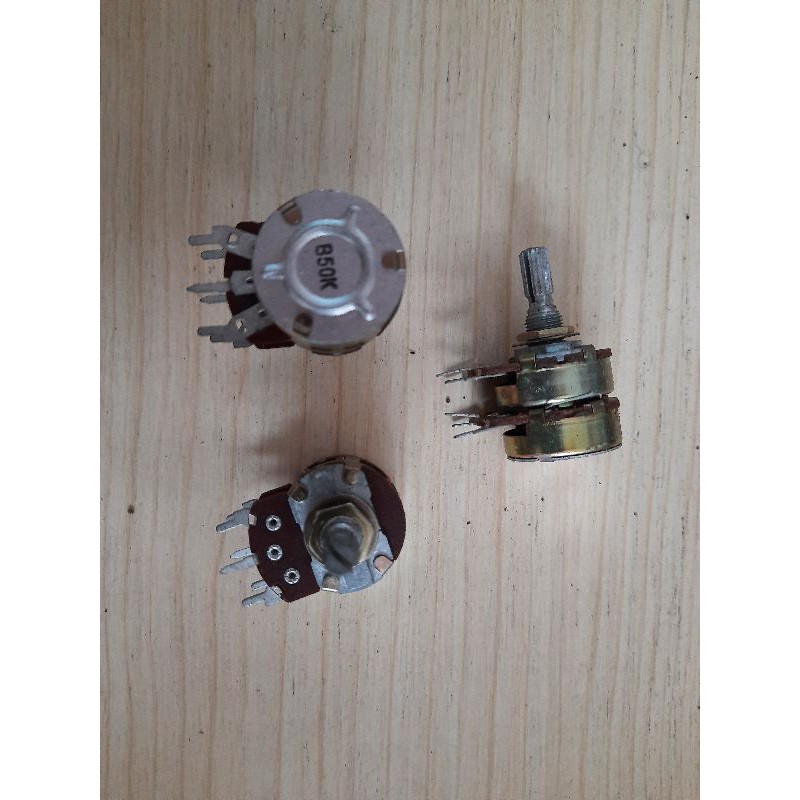 Alpha Potensio Mono Stereo mini kecil besar 10k 20k 33k 47k 50k 100k