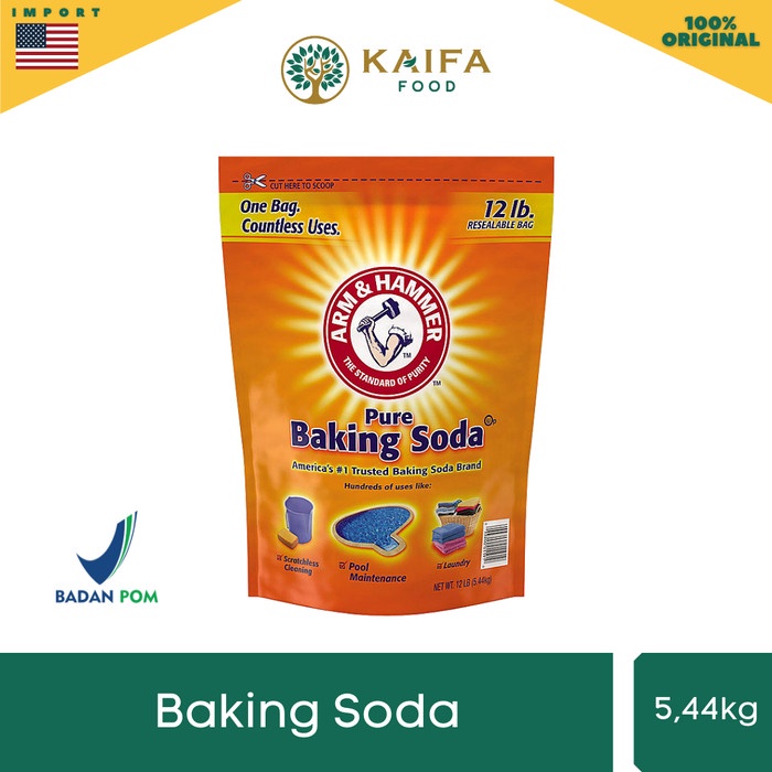 

ORIGINAL MURAH Baking Soda Asli Merk Arm & Hammer Untuk Laundry 5,44 KG