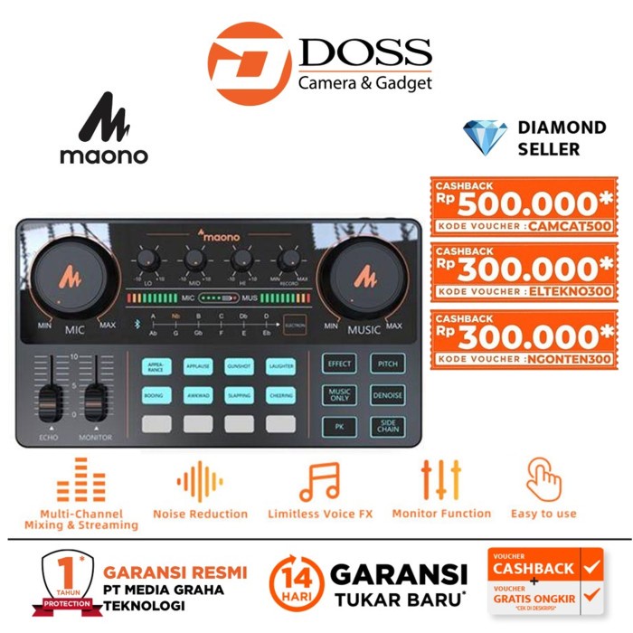 {adenastore} MAONOCASTER Lite AU-AM200 Podcast / MAONO AU-AM200 / MAONO AU AM200 Limited