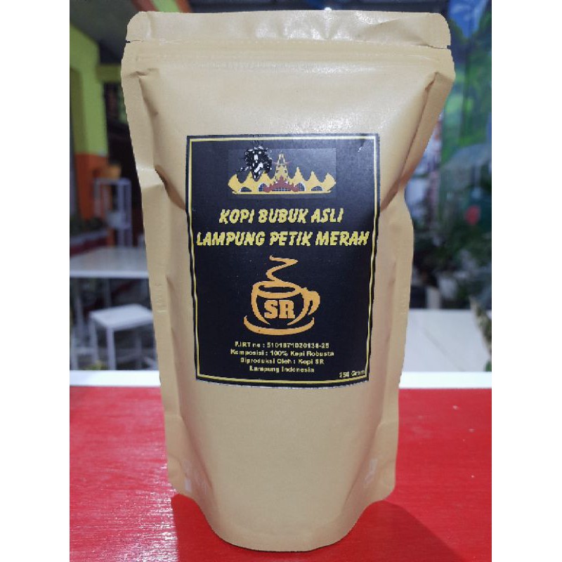 

kopi bubuk asli Lampung Petik Merah