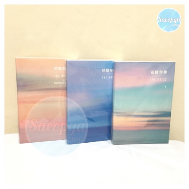 BTS - HYYH THE NOTES SMERALDO BOOKS OFFICIAL MERCHANDISE