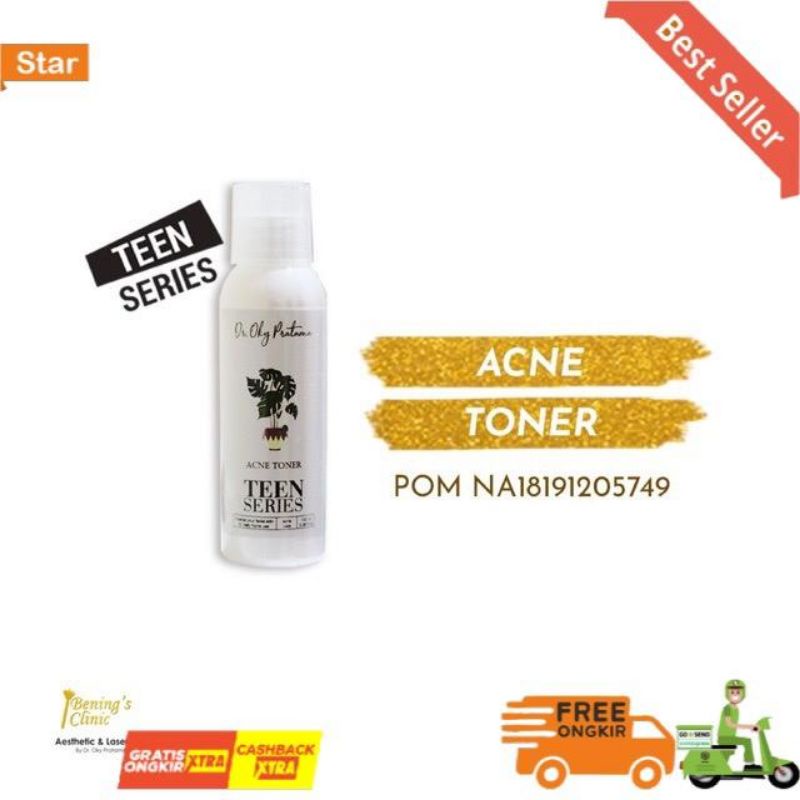 Bening Skincare Acne Toner Teen Series Perawatan Wajah by Bening Clinic