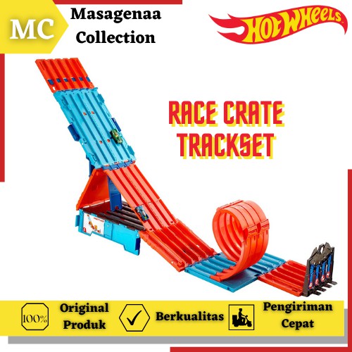 Mainan Lintasan Jalanan Arena Trek Hot Wheels Hotwheels Hotwheel Track Race Balap 4 Lane Loop Mobil