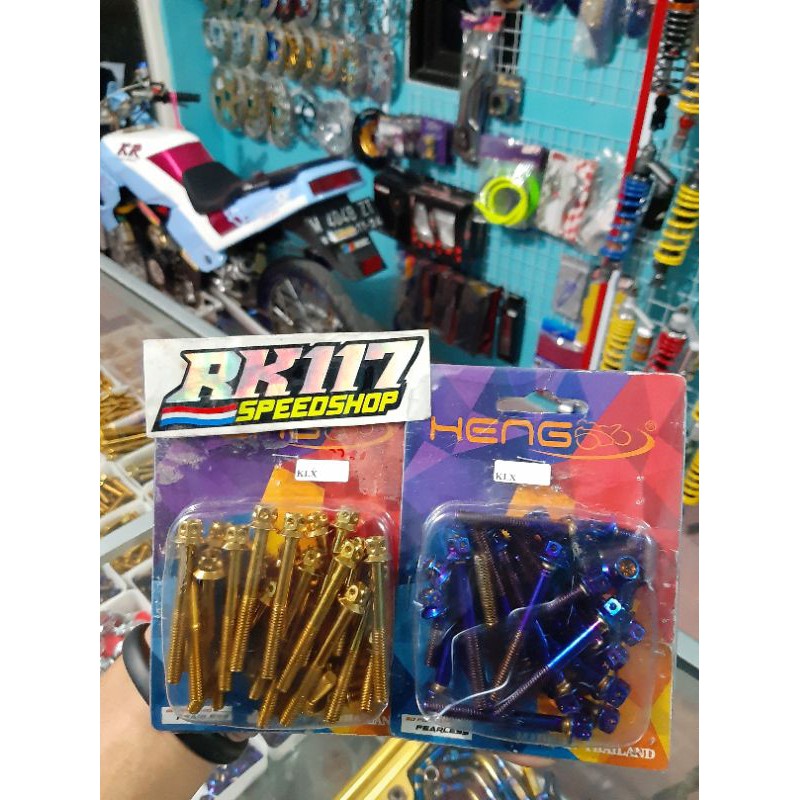 baut probolt set kalter mesin klx original heng thailnad