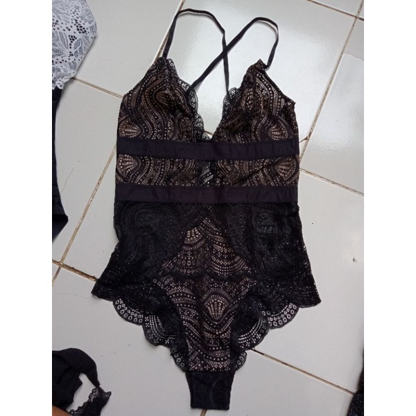 lingerie branded original hnm h&m bodysuit