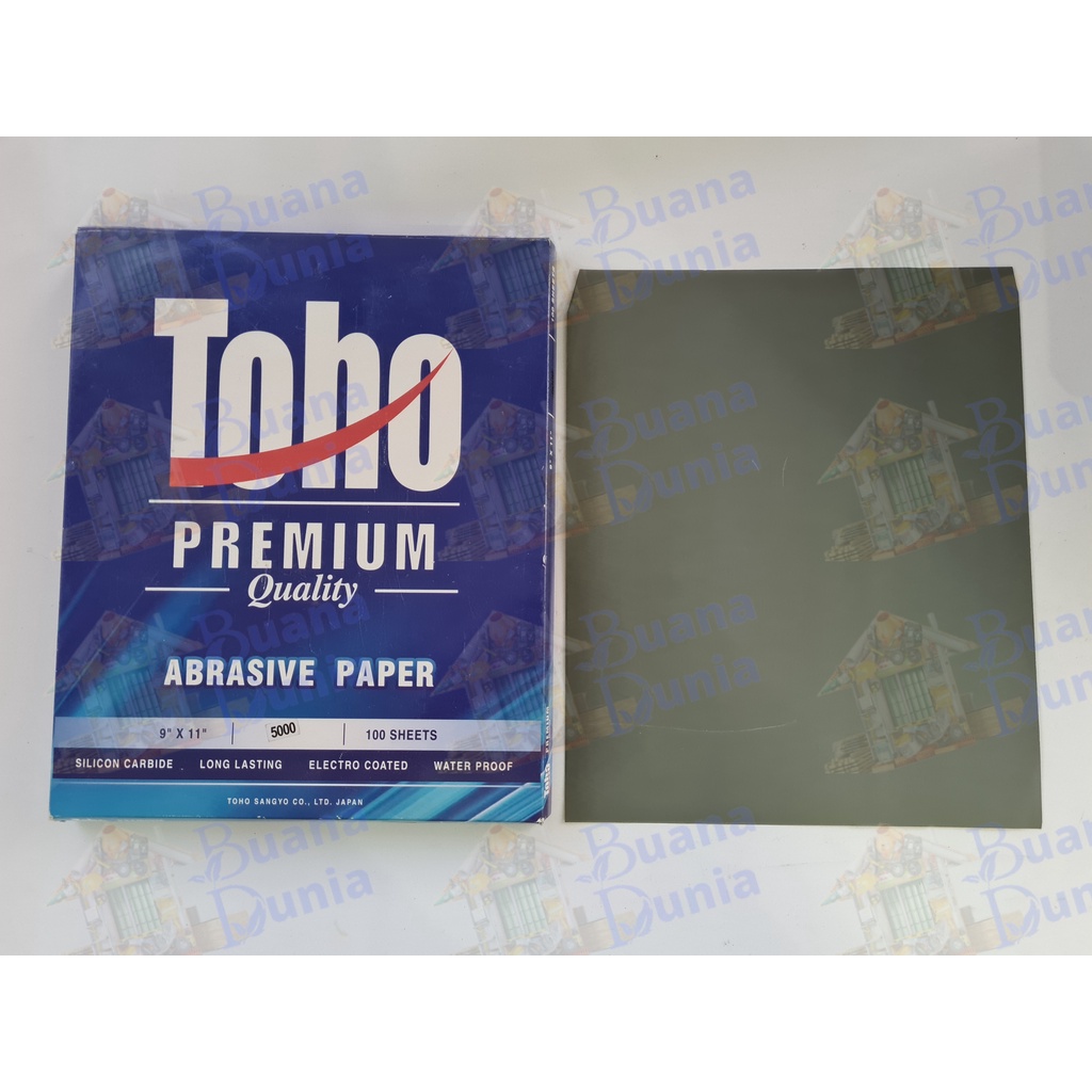 Amplas Duco TOHO No 5000 | Amplas Lembar | Amplas Kertas Grit 5000