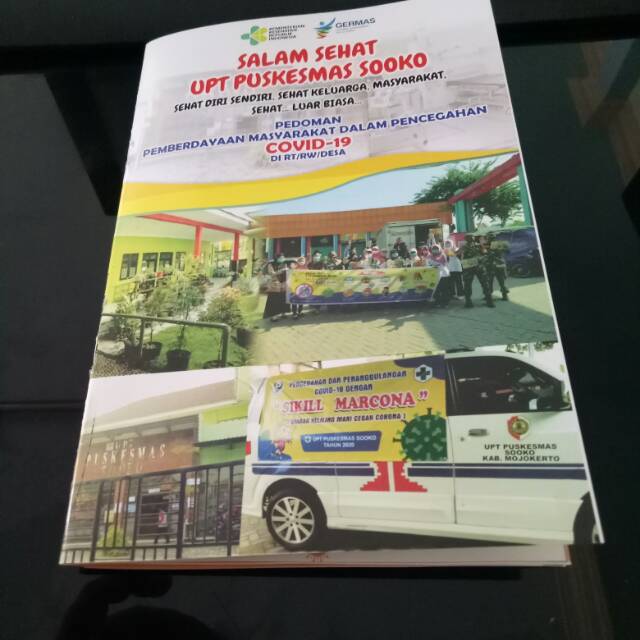 Buku Saku Covid minim cetak 100