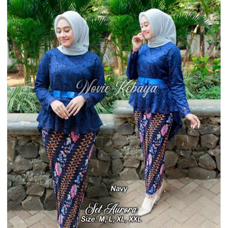 STELAN KEBAYA OURORA BROKAT PREMIUM/KEBAYA MODERN