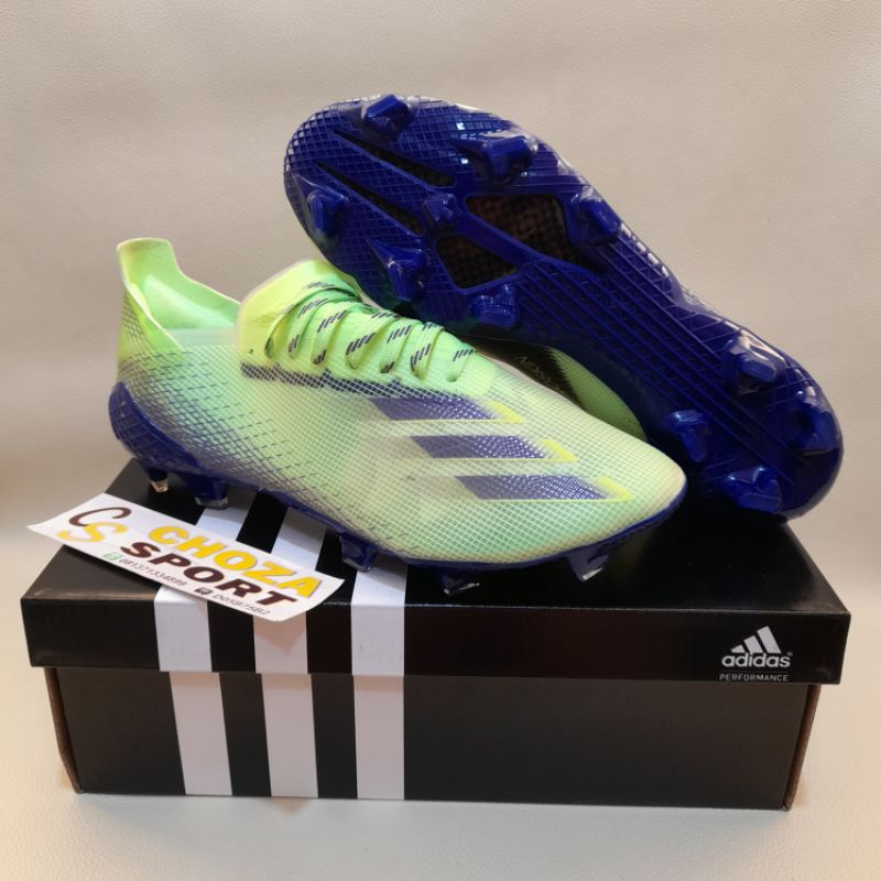 SEPATU BOLA ADIDAS X GHOSTED. 1 FG - SIGNAL GREEN