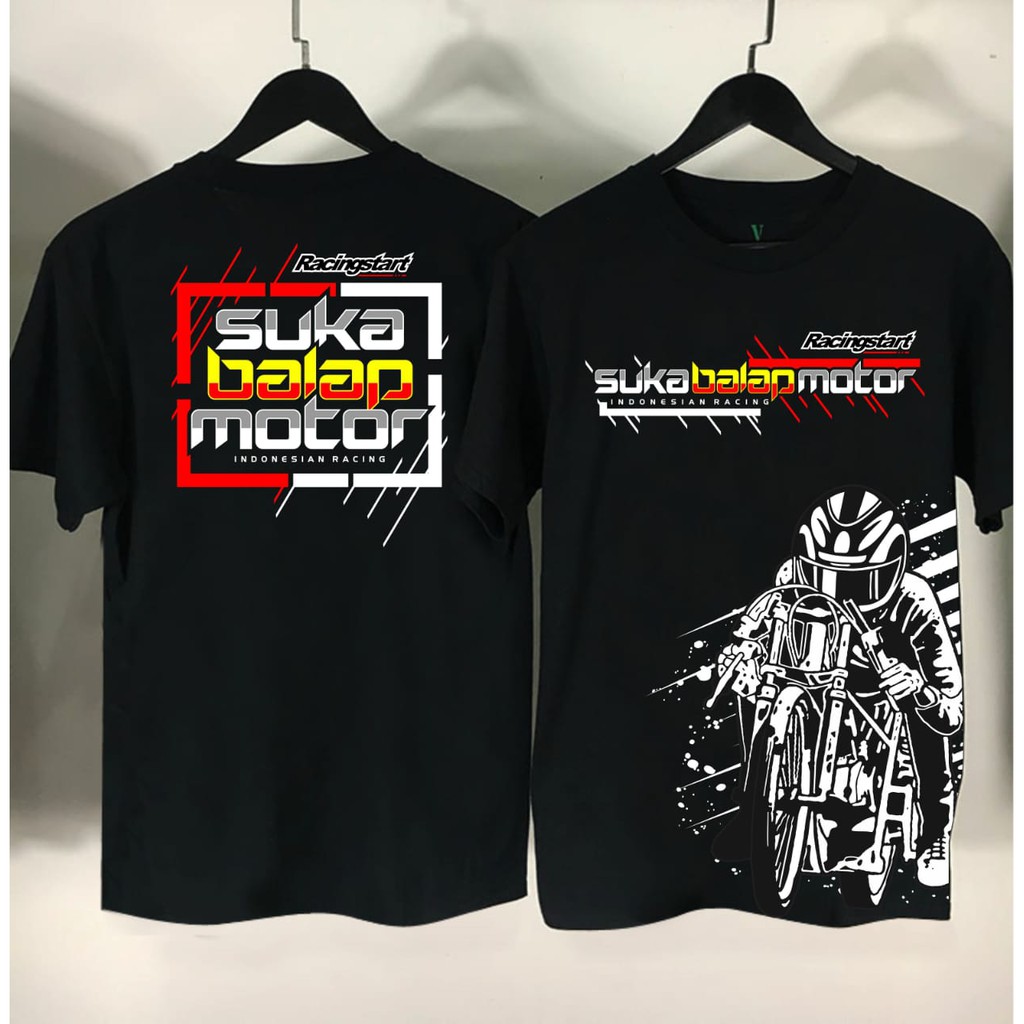 SUKA BALAP MOTOR / KAOS RACING / KAOS BALAP / KAOS PRIA / ANAK MOTOR
