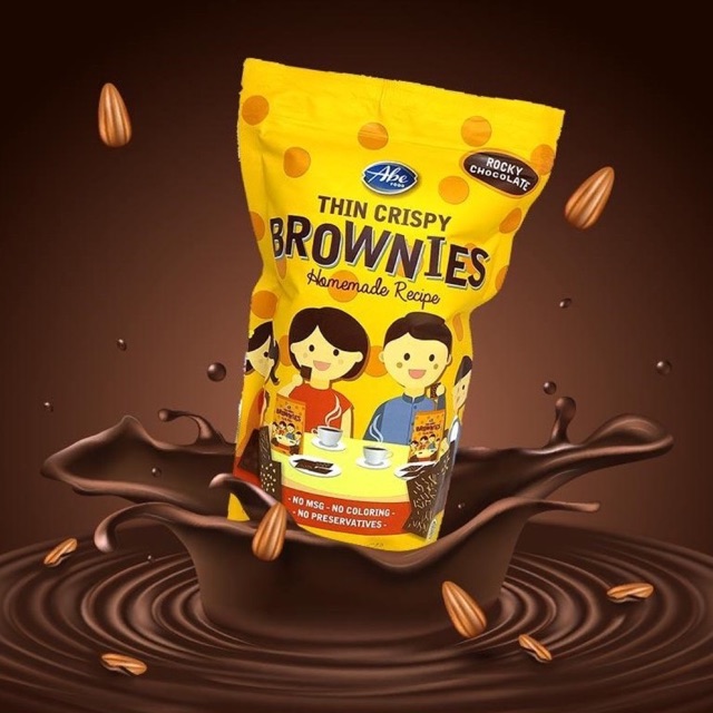 

Ane Food Thin Crispy Brownies Snack Biskuit Anak 60gr