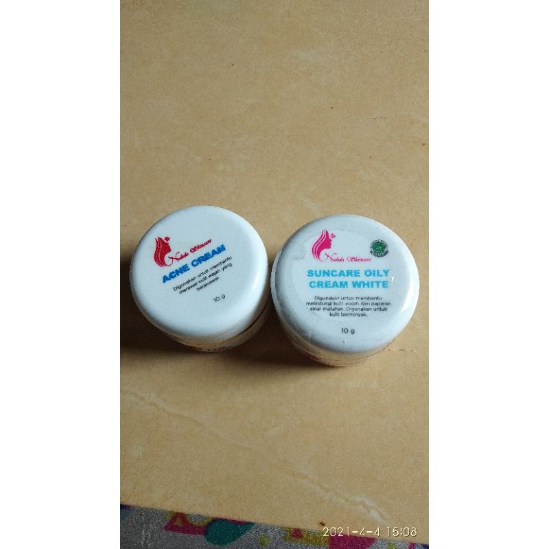 NIGHT CREAM+DAY CREAM NAHDA ACNE&NORMAL NAHDA SKINCARE ORIGINAL