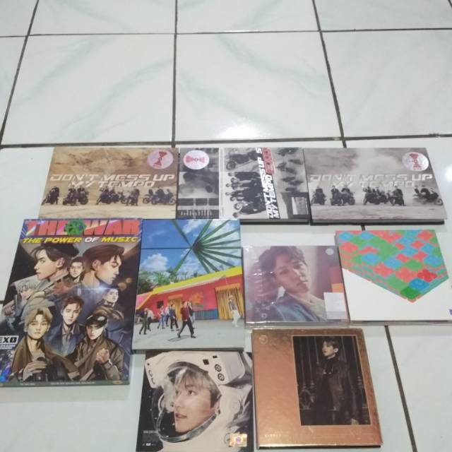 EXO ALBUM ONLY DMUMT , Power , Kokobop , Countdown baekhyun , blooming days , exodus , sing for you