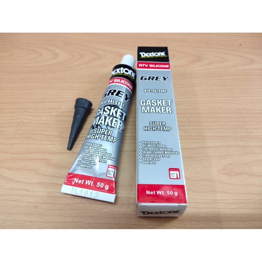 Lem RTV Silicone Threebond Grey Gasket Maker Dextone Natural Cure 50gr
