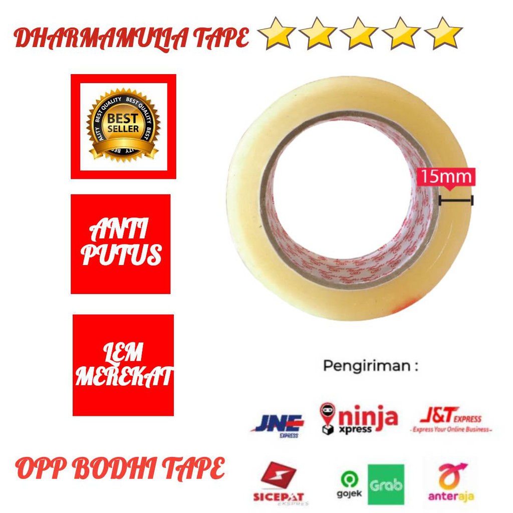 

LAKBAN BODHI BENING & COKLAT 45mm X 80meter FULL yard Termurah Berkualitas