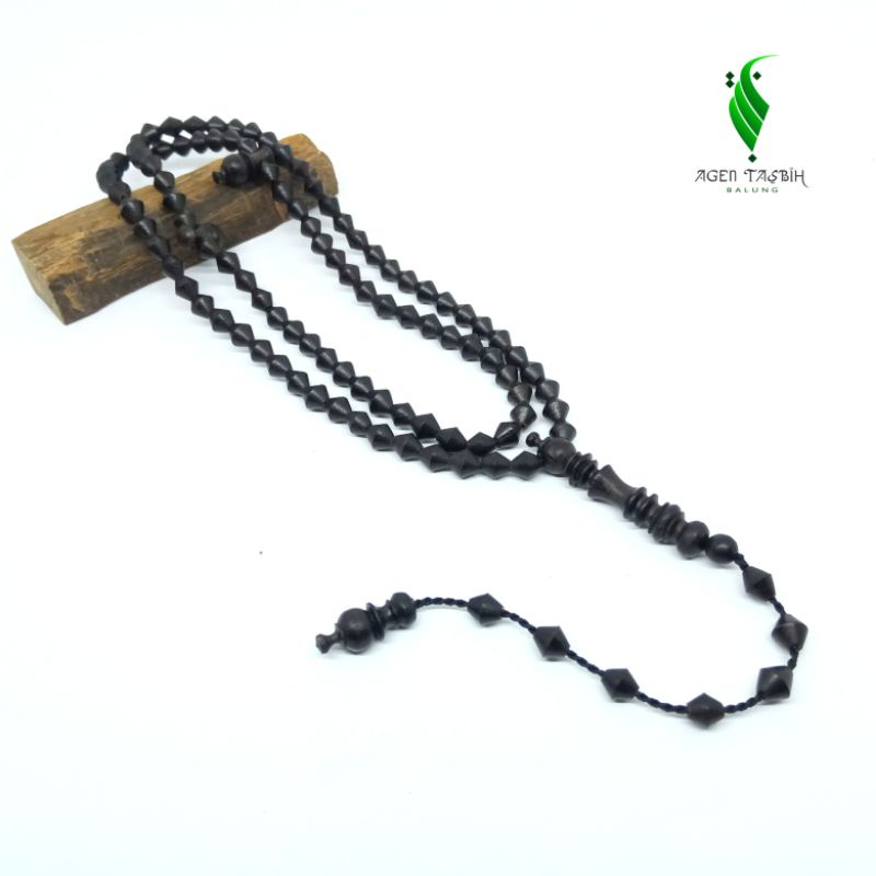 Tasbih Kayu Galih Motif Wajik Size 6mm 99 Butir ORIGINAL!!