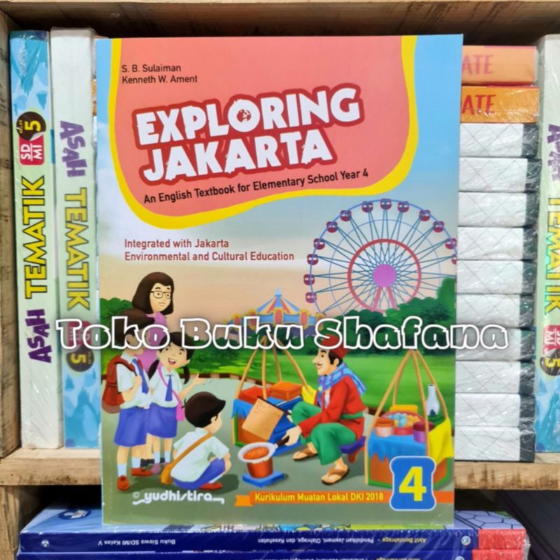 ORIGINAL !!! BUKU EXPLORING JAKARTA KELAS 1 2 3 4 5 6 SD/MI MULOK 2018 YUDHISTIRA