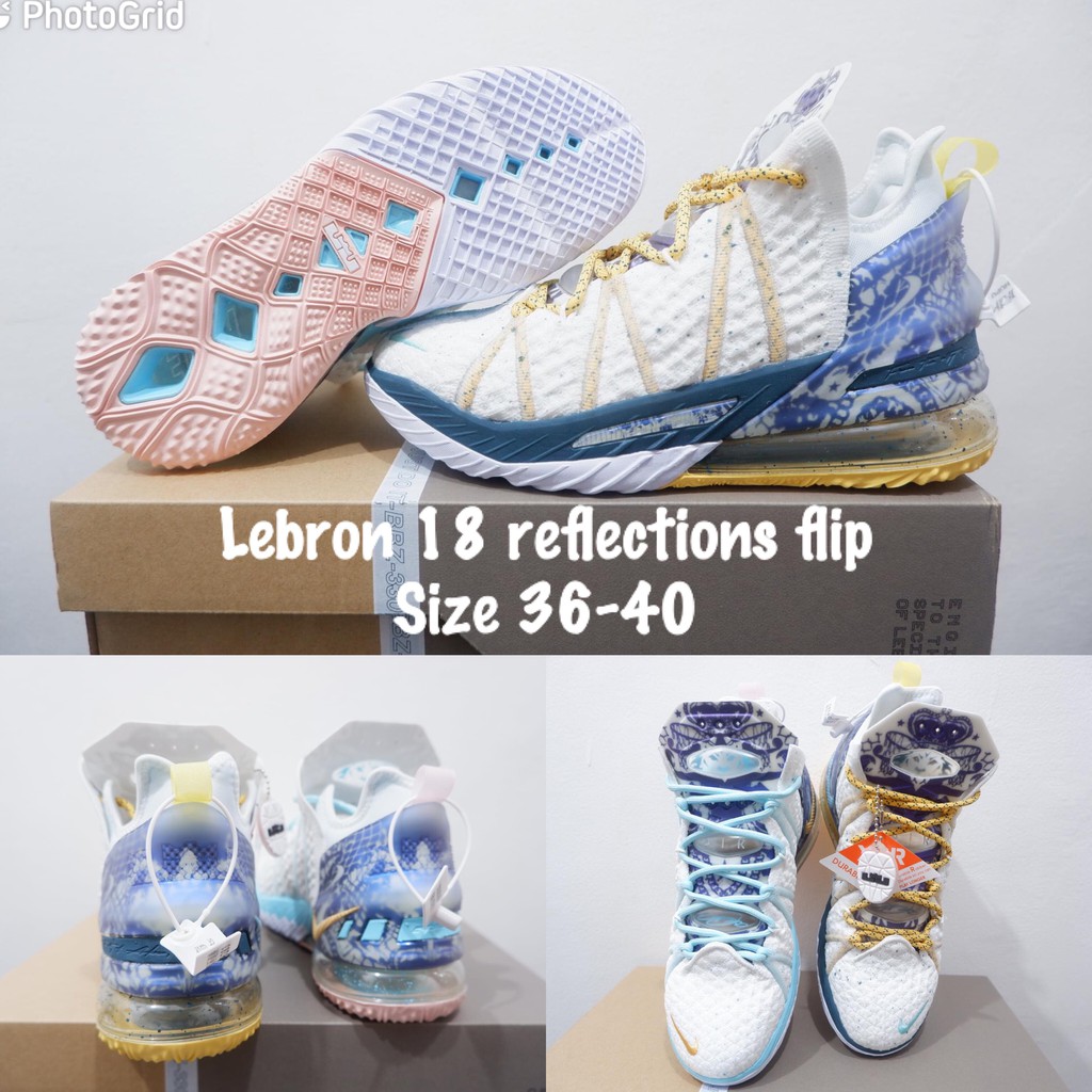SEPATU BASKET ANAK NIKE LEBRON 18 REFLECTIONS FLIP GS KIDS YOUTH