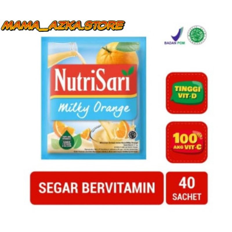 

nutrisari milky orange 40s