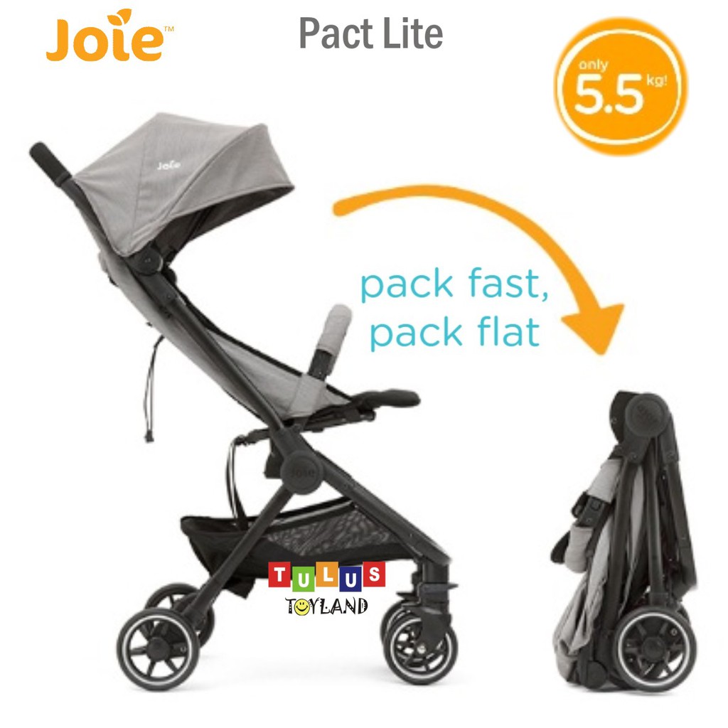 Joie Pact Lite Stroller traveling ringan lipat ringkas kereta dorong anak Pack Travelling Bayi
