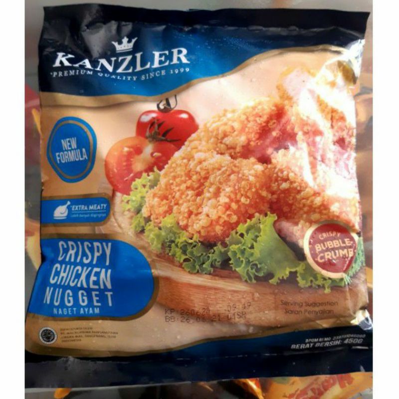 

Frozen Bandung Nuget kanzler crispy stik/bulat 450gr paket haraap pesan bublewrap