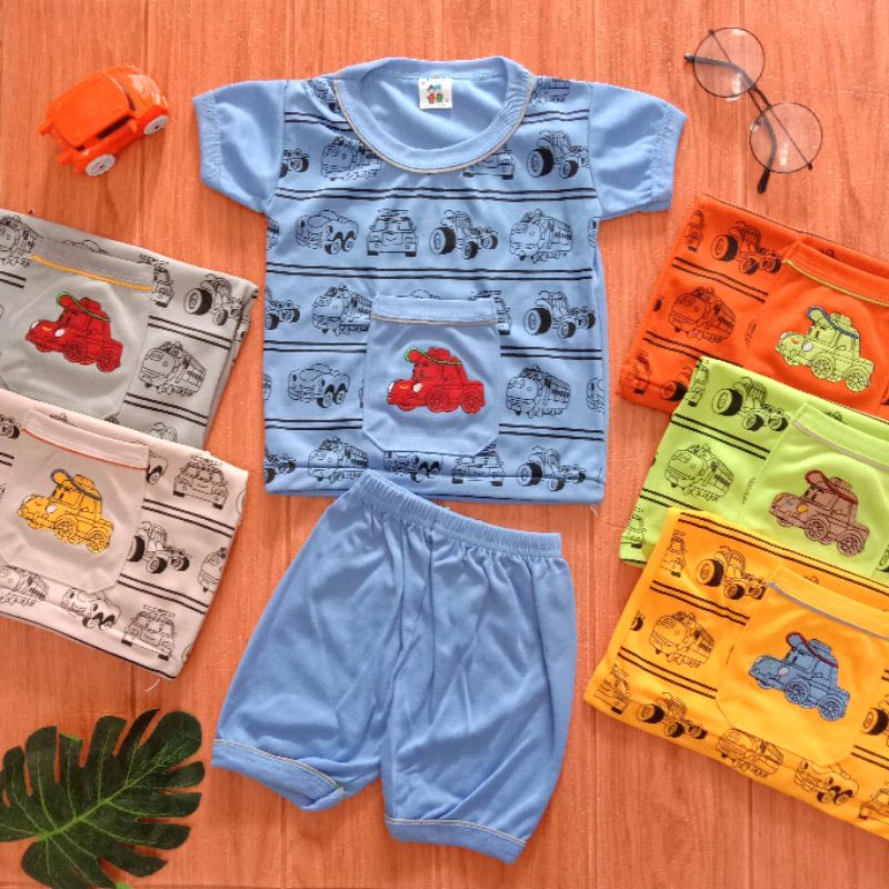 KADASO | Setelan Anak laki laki Baju Bayi Lengan Pendek