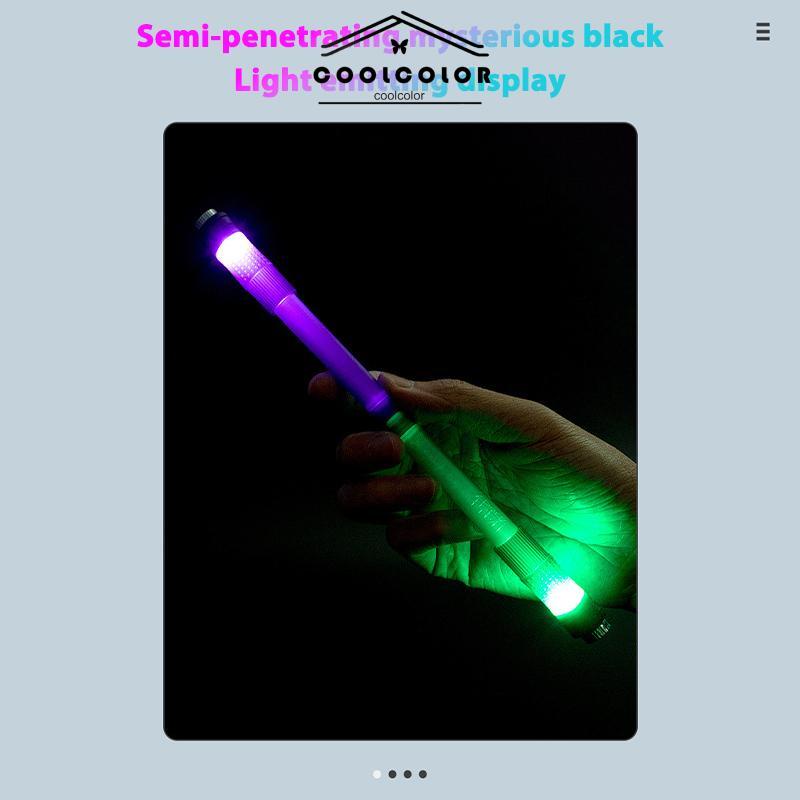 COD❤️Spinning pen pulpen pena putar plastik balance anti stress bolpoin rotating Dengan lampu led bercahaya- cl