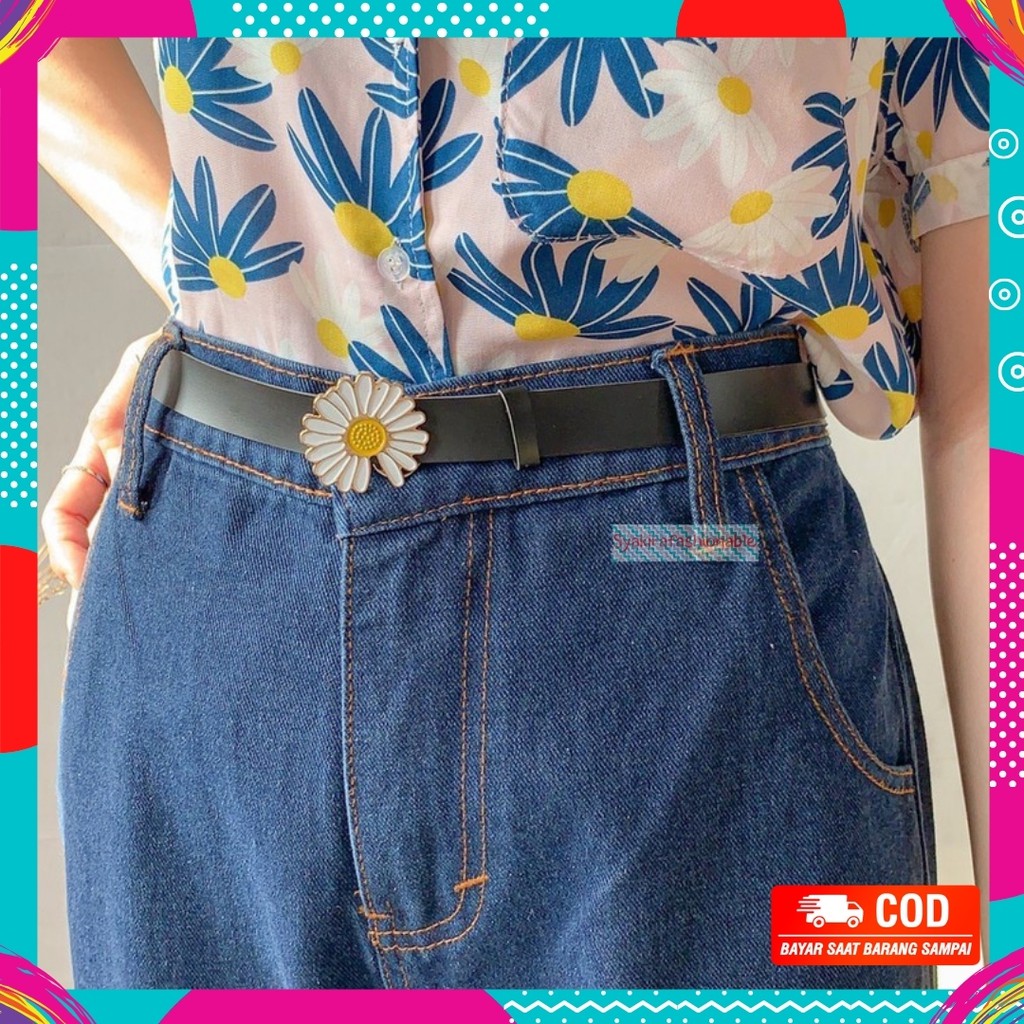 RING BELT KOREA SABUK WANITA KEKINIAN WOMEN KECIL TALI IKAT PINGGANG GESPER CEWEK AESTHETIC S62