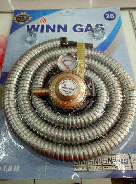 Kompor Gas Rinnai RI302S 2 TUNGKU + Selang Gas + Regulator WINN  . SNI