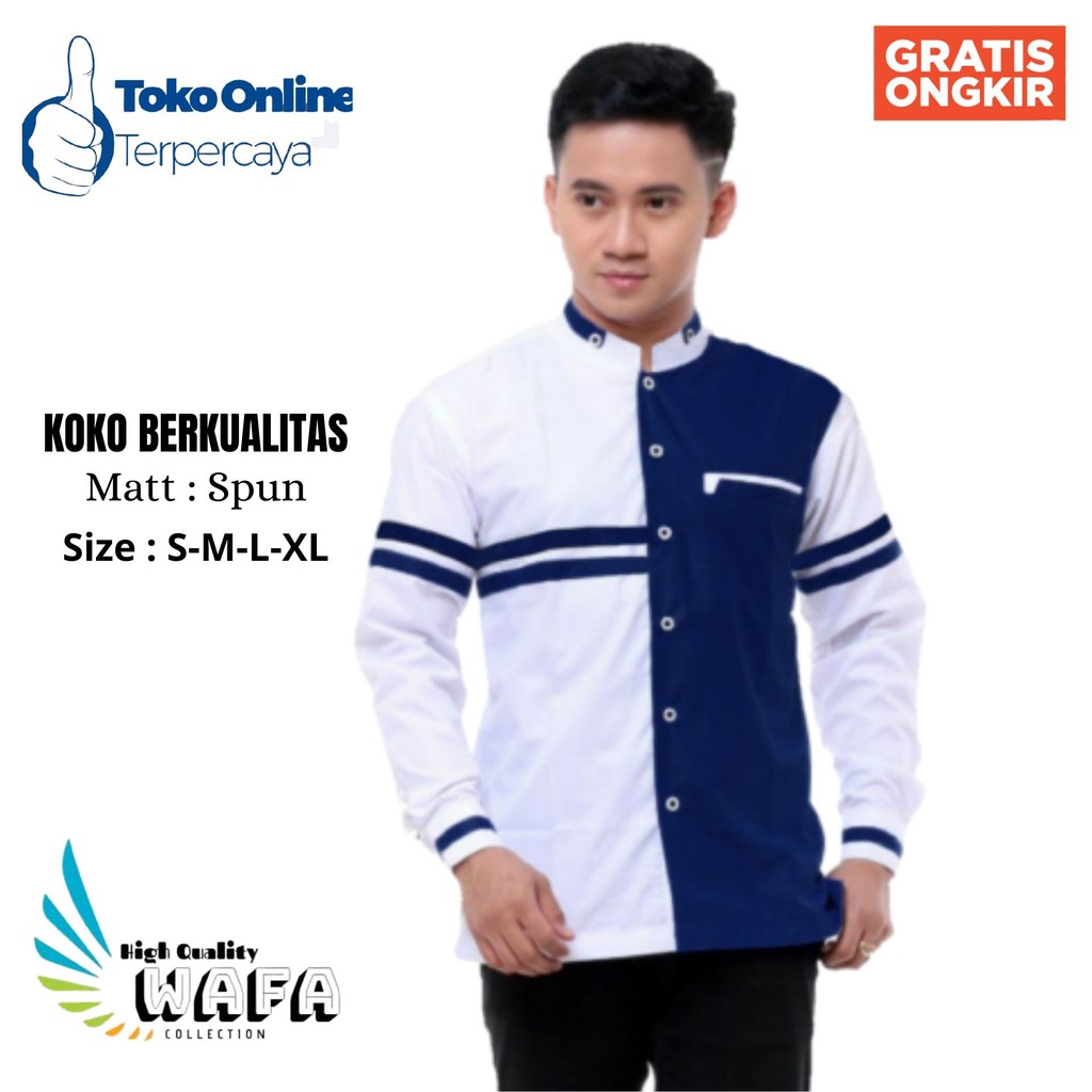 Baju Koko Pria Gus Azmi Syubbanul Muslimin Kombinasi Hadroh Azzahir koko AVATAR