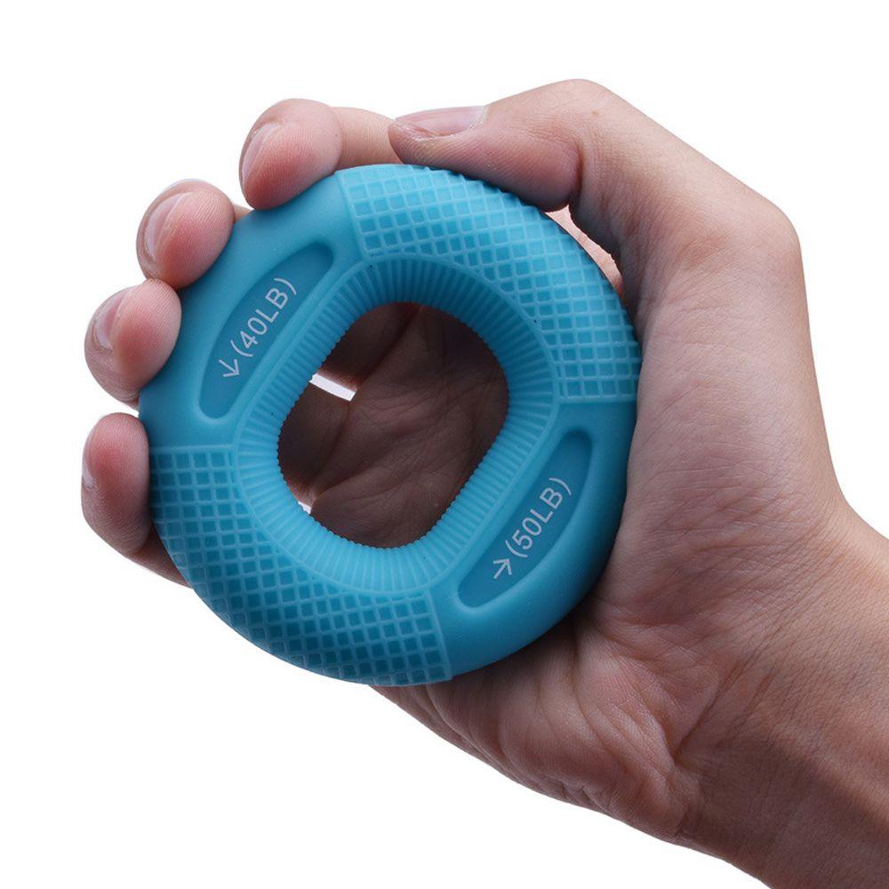 Agustina Grip Ring Berolahraga Mencengkeram Tangan Adjustable Alat Latihan Alat Latihan Finger Trainer Recovery Training Latihan Kekuatan