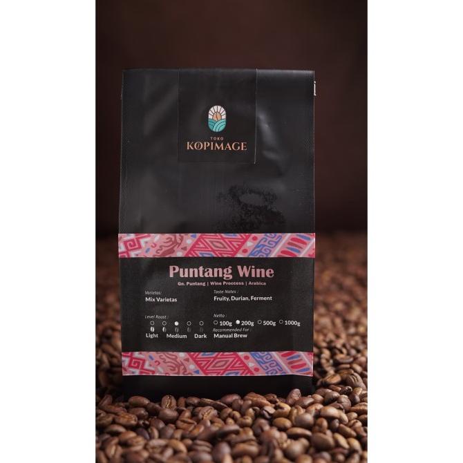 

[ COD ] Puntang Wine 200g | Biji Kopi Full Arabica Gn Puntang BERGARANSI Kode 704