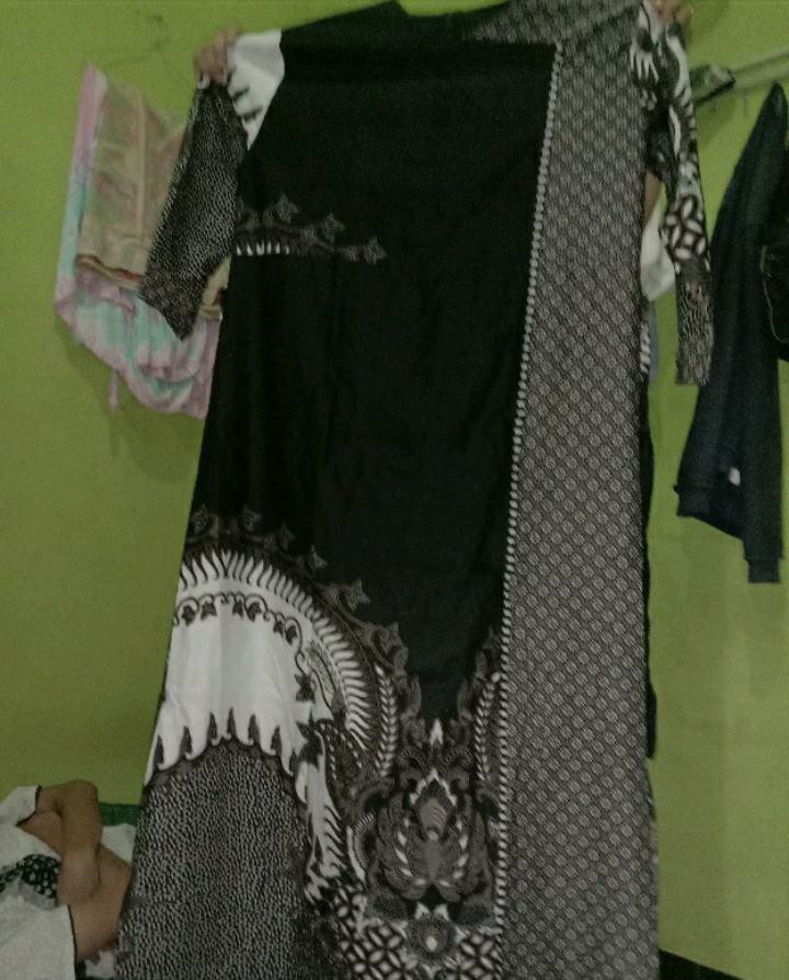 Baju Gamis Batik Wanita-gamis Batik Jumbo-gamis Batik Allsize -gamis Syari