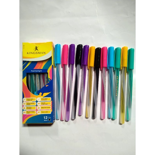 

Bolpen kingsmas isi 12 pcs/Ballpoint KINGSMAS 1 PACK