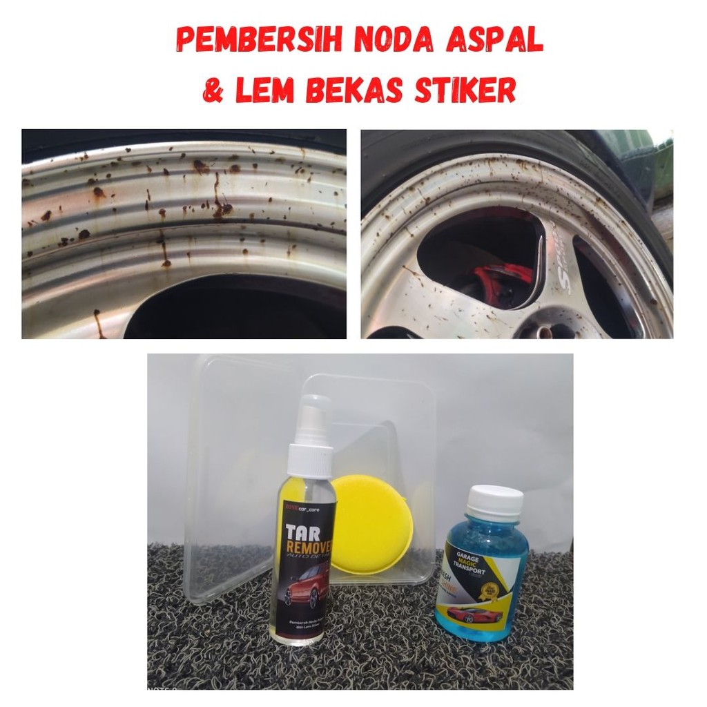 Pembersih Noda Aspal Lem Stiker Free shampo mobil 140 MiL Original