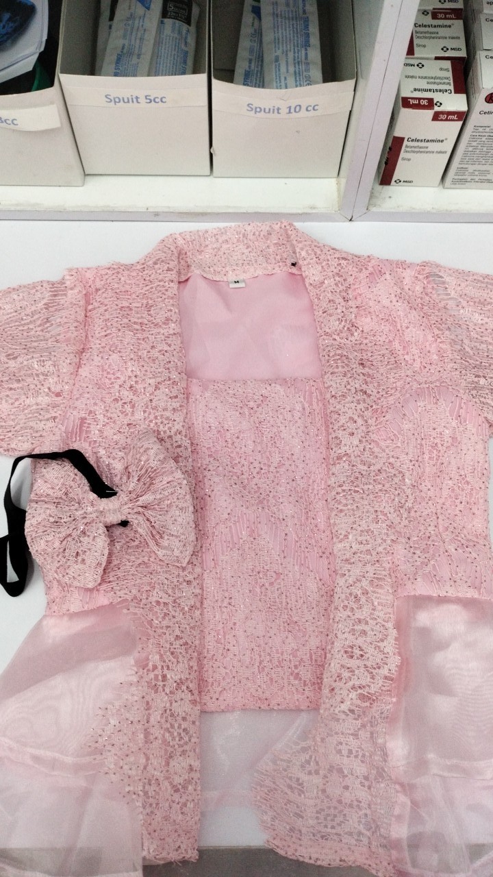 Kebaya Brokat Organza | Kebaya Batik Anak | Kebaya Brokat Anak