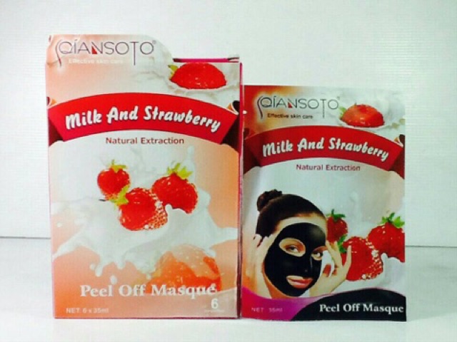 Beli 6 free box // qiansoto peel off mask // QIANSOTO MASKER