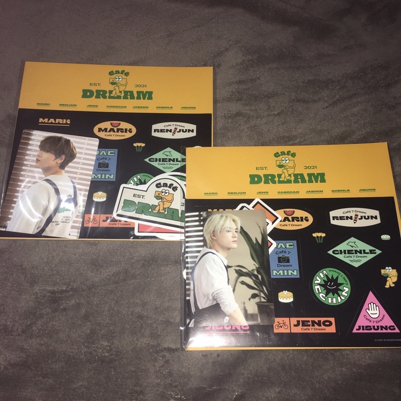 Luggage Sticker Cafe Dream Jeno Haechan Mark sealed