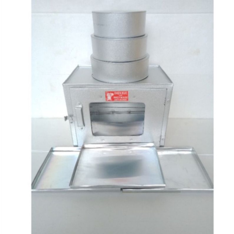 PAKET HEMAT OVEN MICKEY MOUSE + LOYANG KUKER + LOYANG BULAT ( Oven kompor)