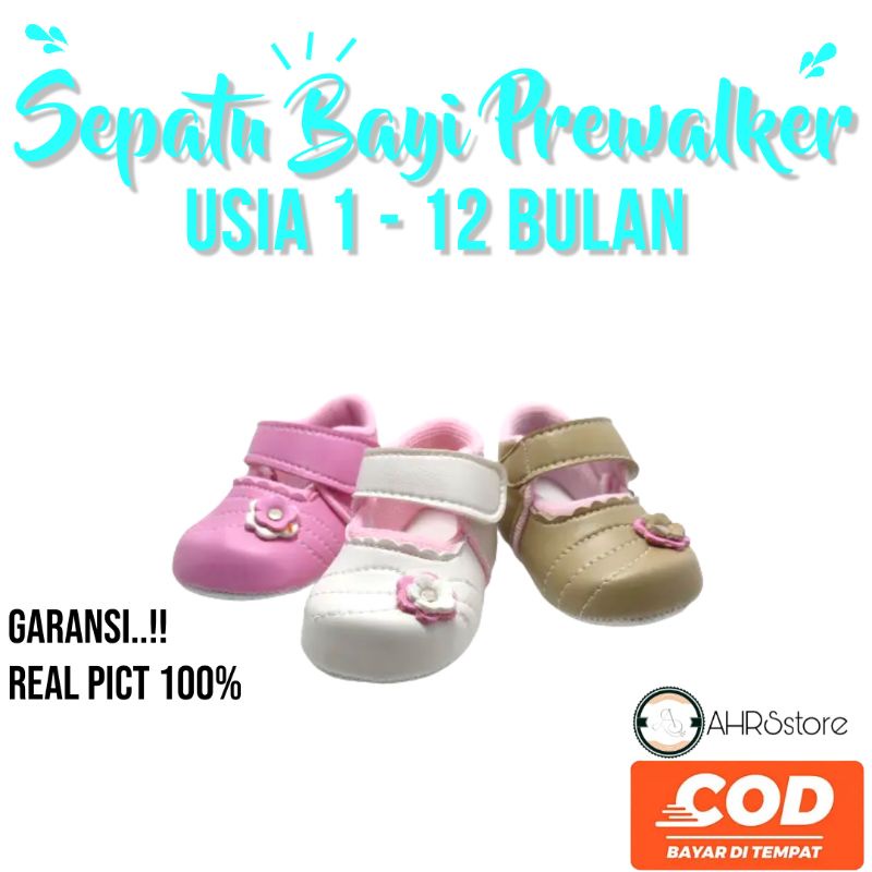 Sepatu Bayi Prewalker 0 12 Bulan Murah / Sepatu Baby Laki Laki Dan Perempuan Terbaru